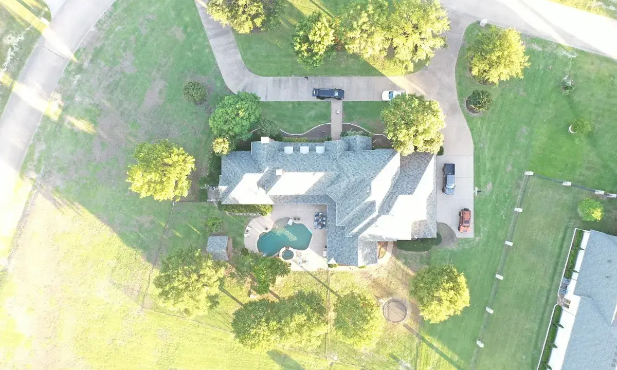 New shingle roof installation on a home in Contra Costa Centre